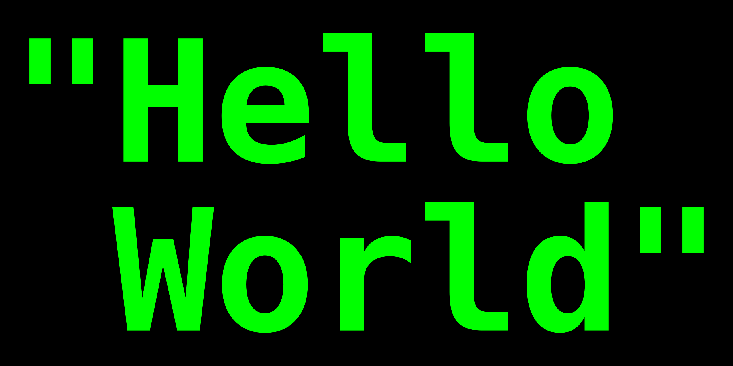 Hello World!